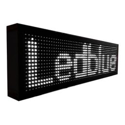 Painel Letreiro Led Digital 70x20 Duplo Lado Verde Wifi Temp:azul - 1