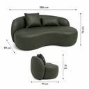 Ver imagem 6 de Chaise Duna Formas Orgânicas para Um Ambiente Acolhedor em Corino Divani