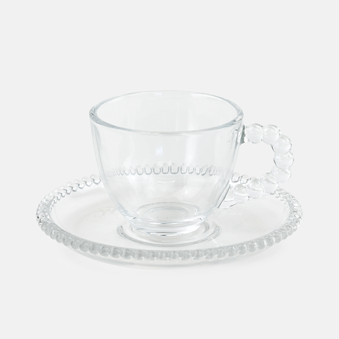 Xicara de Café Cristal de Palais Blue Gardenia