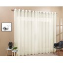 Ver imagem 4 de Cortina Voil Sala Ou Quarto 4,00x2,50 Ilhós Cromado:Cinza
