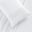 Ver imagem 2 de Cobre Leito Casal Cherry Laise Micropercal 200fios 3pç Branco