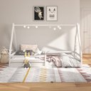 Ver imagem 2 de Cama Montessoriana Madeira Maciça Casa Estrado Sila Branco Idimex