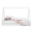 Ver imagem 6 de Cama Montessoriana Madeira Maciça Casa Estrado Sila Branco Idimex