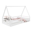 Ver imagem 5 de Cama Montessoriana Madeira Maciça Casa Estrado Sila Branco Idimex