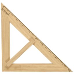 Esquadro Madeira 45 Graus 50Cm - 1