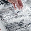 Ver imagem 5 de Kit 4 Organizadores de Gavetas Clear 30 x 7,5 x 6cm Transparente ou