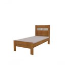 Ver imagem 2 de Cama Solteiro 100% Mdf - Safira -cinamomo-off White - Tcil Móveis