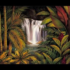 Sacred Pool I Canaleta 60x50cm Tabaco