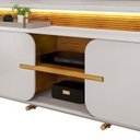 Ver imagem 6 de Estante e Home Theater Ripado para TV até 75 Polegadas com 100% MDF 240CMX200CM LED Lord Marrom Bali