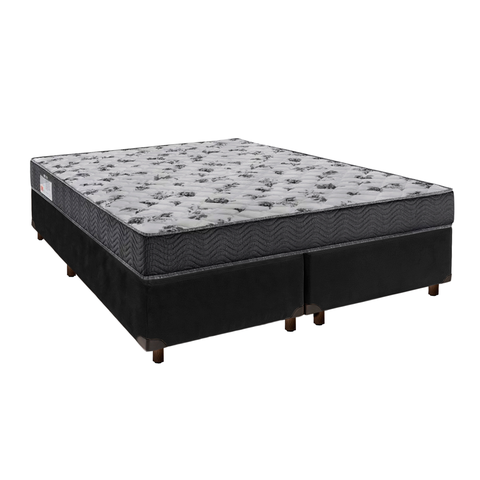 Cama + Box Blindado e Colchão D33 Casal - Iso100 Ortobom
