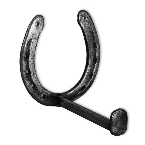 Porta Papel Higiênico Fixo Rustico Ferradura Country Verniz