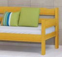 Ver imagem 2 de Sofá Cama 03 Lugares Madeira Maciça Reforçada Nemargi Cerejeira