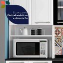 Ver imagem 6 de Armário de Cozinha de Aço com Vidro 3 Peças Topázio Branco/Preto