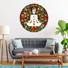 Adesivo de Parede - Mandala Meditação Dekalque Adesivo Adesivo de Parede Recortado 60X60 - 2