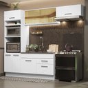 Ver imagem 1 de Cozinha Completa 270004 Com Armário E Balcão Branco Branco