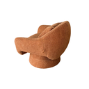 Ver mais imagens de Poltrona Giratória Decorativa Orgânica Sala Estar Cogumelo Bouclê Moscow Terracota Vimont Moveis