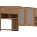 Ver imagem 5 de Cozinha Modulada Completa Botanic 8 Peças (3aéreos+2balcões+2paneleiros+1complemento) S/pia M658