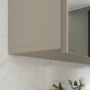 Ver imagem 7 de Conjunto Gabinete de Banheiro com Cuba e Espelheira em MDF Suspenso 110cm Nature Panna/Carvalho