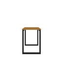 Ver imagem 5 de Mesa Lateral Industrial em MDF 58cm x 50cm Innovare Marrom Preto/Nature