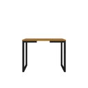 Ver imagem 4 de Mesa Lateral Industrial em MDF 58cm x 50cm Innovare Marrom Preto/Nature