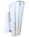 Ver imagem 1 de Arandela Paulistinha de Parede com Vidro Pintado:tradicional/branco/110/220