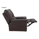 Ver imagem 4 de Poltrona Cadeira Reclinável Idoso Madri Motorizada Corano Marrom 310 Império