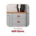 Ver imagem 6 de Cozinha Modulada c/T 6 Peças Aspen Cinza
