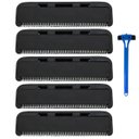 Ver imagem 1 de Lamina de Reposiçao para Depilador Kit 5 Unidades Aparador Pelos Costas Barriga Braço Higienico Depi