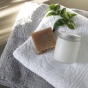 Ver imagem 2 de Toalha Rosto Melina 48x80 cm Cinza Buddemeyer V43226880031310112