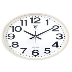 Relógio de Parede Redondo 43 Cm Branco T2235b