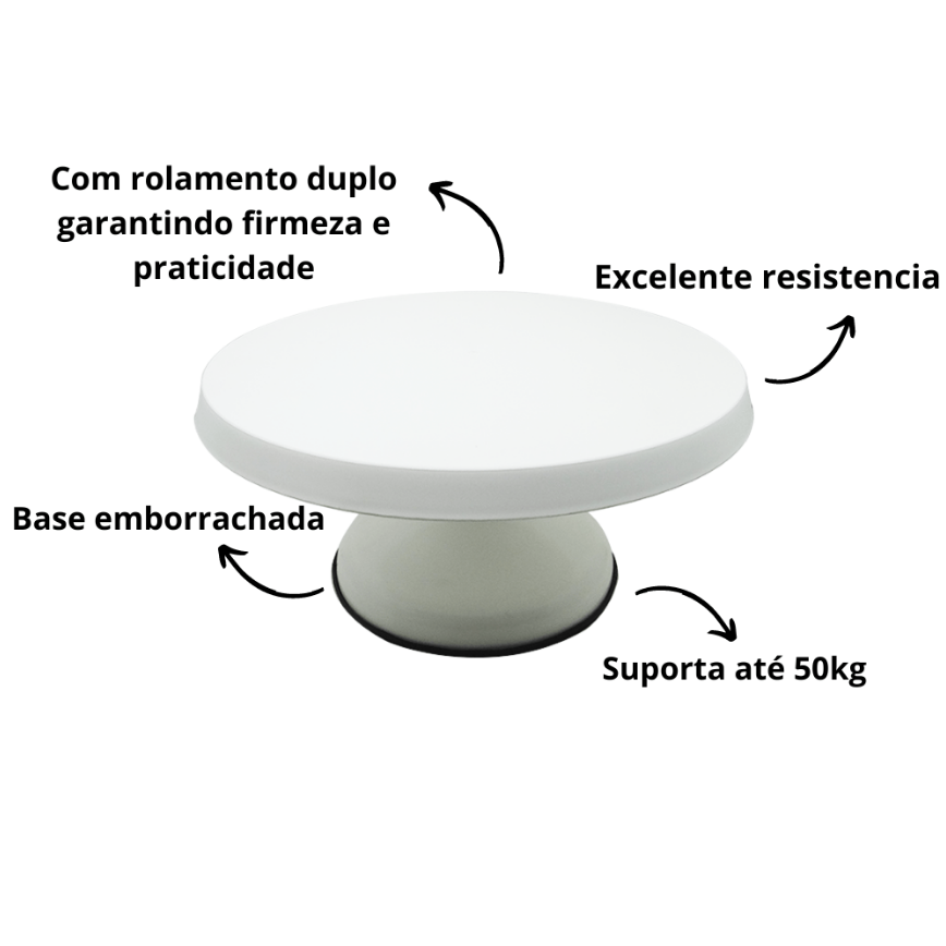 Bailarina Giratória Premium Para Decorar Bolos 30cm Alta Polietileno - 3