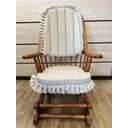 Ver imagem 3 de Cadeira de Balanço Linus Cinza 1,18/40 X 64 X 50 - Móveis de Gramado