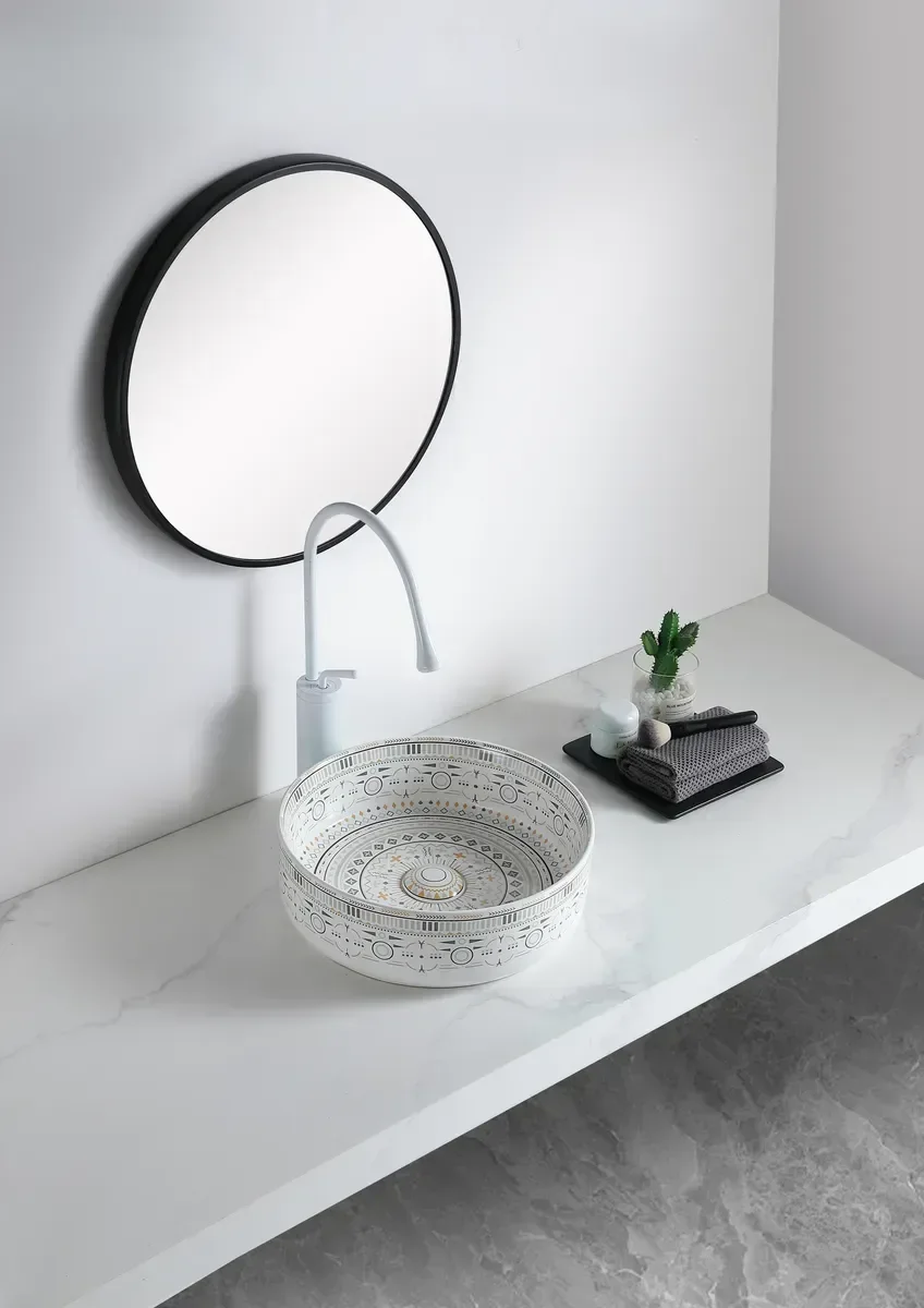 Ver imagem 5 de Cuba Apoio Evier Lavatório Arabesco Marrocos Erg Chebbi