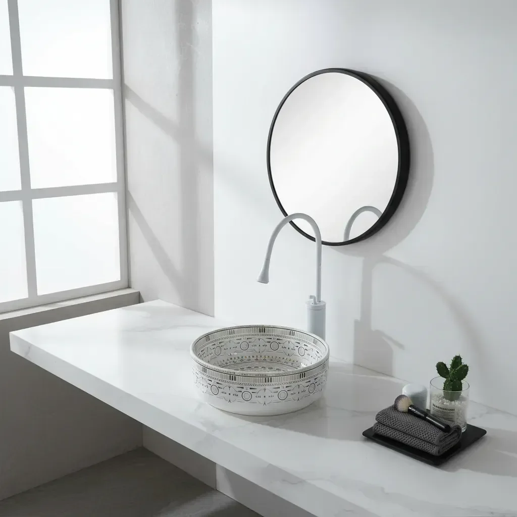 Cuba Apoio Evier Lavatório Arabesco Marrocos Erg Chebbi - 6