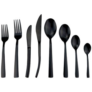 Faqueiro Ravel 48 Peças Fracalanza em Aço Inox - Preto
