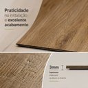 Ver imagem 3 de Piso Vinílico Colado Nut 10 Réguas 121,92 x 22,86cm (2,787m²) Graddus