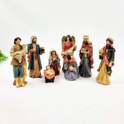 Presépio de Natal em Resina Color Natal 8pc - 2