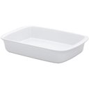 Ver imagem 1 de Conjunto 4 Travessas Refratária Tango Grande 40x24x7 Cm Branco Oxford