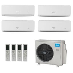 Ar Condicionado Multisplit Hw Inverter 36.000 Btu (4x Evap 12.000) Quente Frio 220v - 1