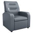 Ver imagem 4 de Poltrona Reclinável Decorativa Jersey Sintético Chumbo