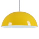 Ver imagem 3 de Pendente Meia Lua 40cm Luminária Alumínio Amarelo