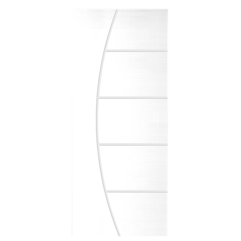 Folha de Porta de Madeira Frisada C/ Fundo Primer Branco Uv 210x82 Cm-01