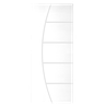 Folha de Porta de Madeira Frisada C/ Fundo Primer Branco Uv 210x82 Cm-01 - 1