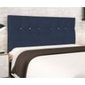 Cabeceira Estofada Box Casal Queen Size Encosto para Cama Audi X1 164x126 Cm Azul Marinho - 3