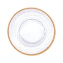 Ver imagem 4 de Copo Alto Vidro com Fio de Ouro Bico de Abacaxi 330ml