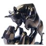 Estatueta Touro Urso Metáfora de Wall Street Veronese 77493 - 4