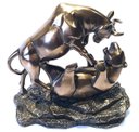 Ver mais imagens de Estatueta Touro Urso Metáfora de Wall Street Veronese 77493