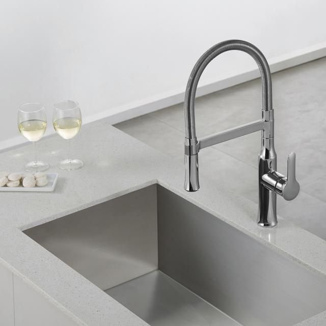 Torneira Misturador monocomando, giratória cromado, Cozinha Gourmet - Kromma KR382 - 3