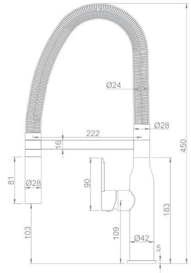 Torneira Misturador monocomando, giratória cromado, Cozinha Gourmet - Kromma KR382 - 4