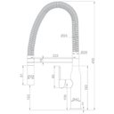 Ver imagem 4 de Torneira Misturador monocomando, giratória cromado, Cozinha Gourmet - Kromma KR382
